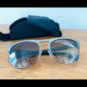 Prada Gunmetal Silver SPR 52Q DHG0A7 Sunglasses